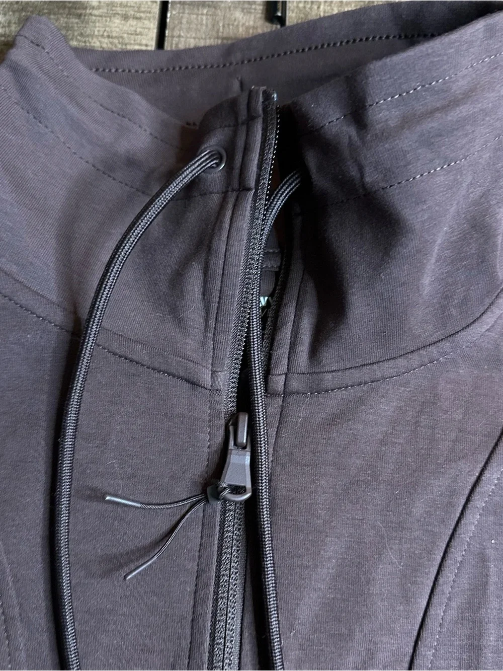 Old Navy Active Women's Medium Brown Quarter Zip Pullover Crop Sweatshirt